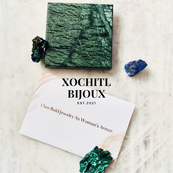 Othilia Hoop Earrings 18Kt gold dipped - Picture 4 of 7